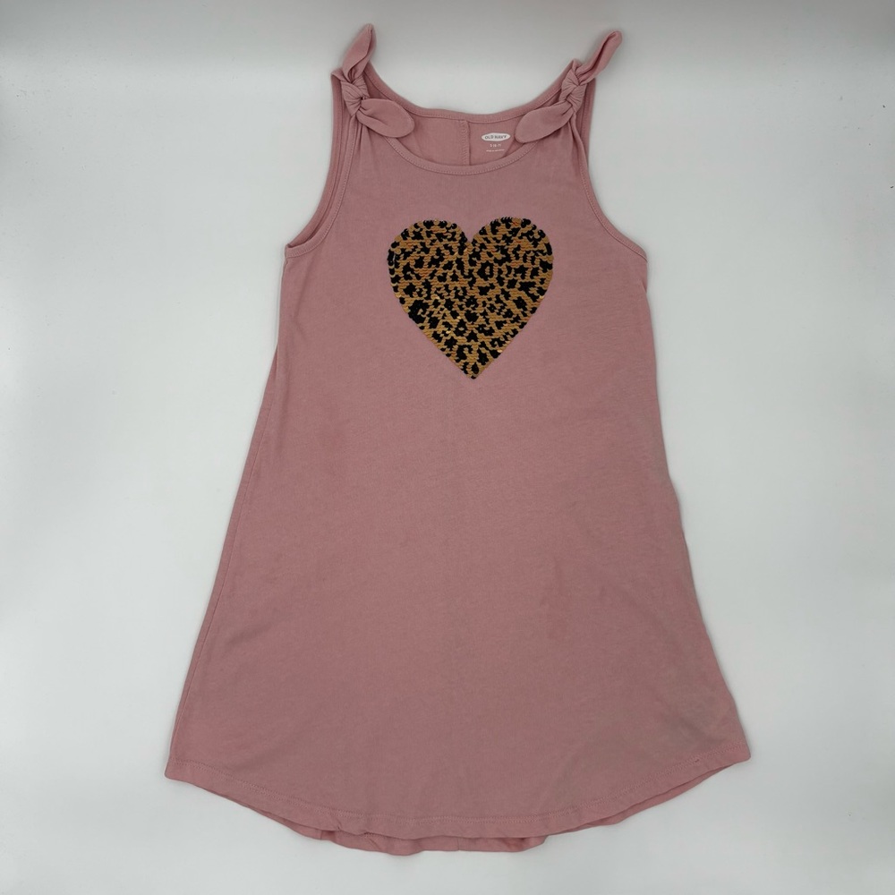 EUC Old Navy Girls Sequin Heart Top